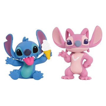 Stitch and Angel Play Figures, 2 pcs.