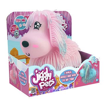 Jiggly Pets Electronic Pup Pink