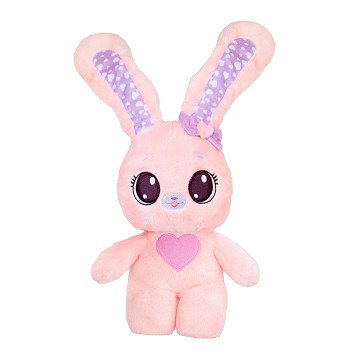 Peekapets Kiekeboe Plush Toy Bunny Pink Violet with Sound