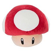 Tomy Mocchi Mocchi Mega Super Mario Mushroom Plush Stuffed Toy