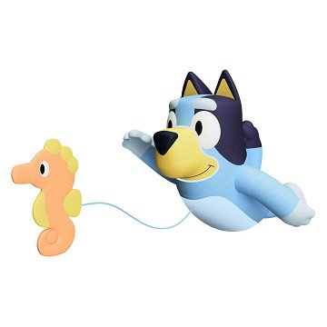 Tomy Swimming Bluey Figure Bath Toy