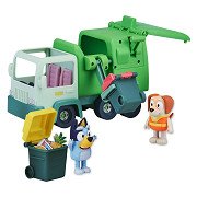Bluey Müllwagen mit Spielzeugfiguren
