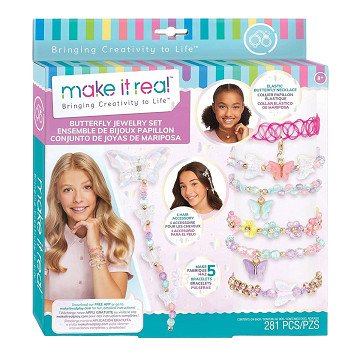 Make it Real Sieraden Maken Vlinders Set