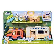 Bluey 4WD Car and Camping Adventures Deluxe Playset
