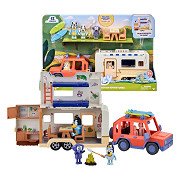 Bluey 4WD Car and Camping Adventures Deluxe Playset