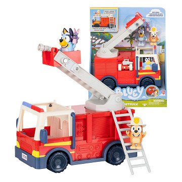 Bluey's Fire Truck with 2 Toy Figures