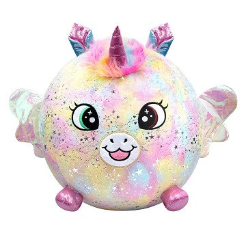 Biggies Aufblasbares Plüschtier „Einhorn Regenbogen“