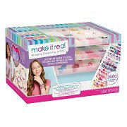 Make it Real - Bracelet Making Set, 2600 Beads