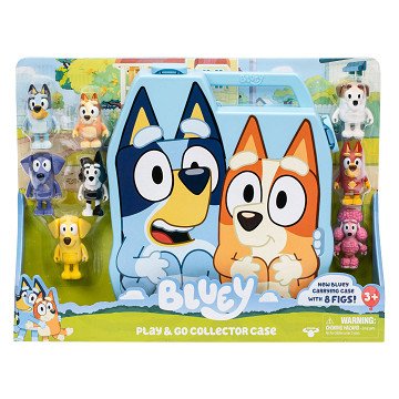 Bluey Play & Go Suitcase with 8 Figures