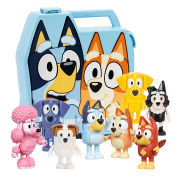 Bluey Play & Go Suitcase with 8 Figures