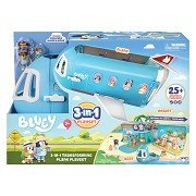Bluey 3in1 Vliegtuig met 2 Speelfiguren
