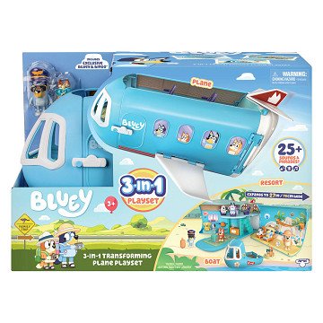 Bluey 3in1 Airplane with 2 Figures
