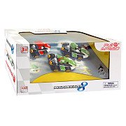 Super Mario Pull back Kart Set, 3-tlg.