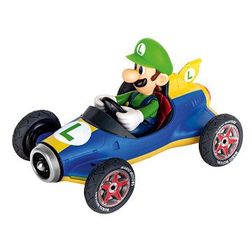 Pull Back Super Mario Race Car Mach 8 - Luigi