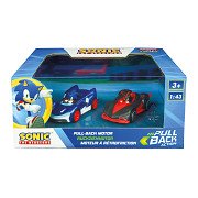 Pull Back Auto Team Sonic Racing - Sonic vs. Shadow Twin Pack