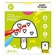 Banana Panda - Coloring Book Ready to Draw the Forest