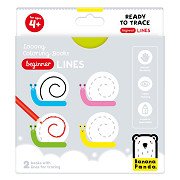 Banana Panda - Kleurboekje Klaar om Beginnerslijnen te Overtrekken 