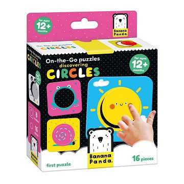 Banana Panda - On-the-Go Puzzle Discover Circles - 16 pcs.