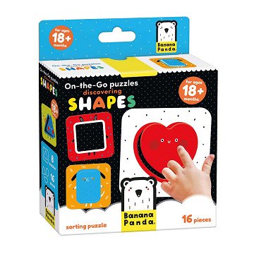 Banana Panda - On-the-Go Puzzle Discover Shapes - 16 pcs.