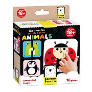 Banana Panda - On-the-Go Puzzel Halve Dieren - 16st.