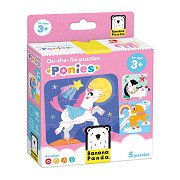 Banana Panda - On-the-Go Puzzel Pony's - 16st.