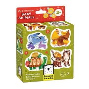 Banana Panda - Mijn Eerste Puzzels Babydieren, 7st. 