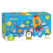Banana Panda – Finde es heraus, Puzzle-Weltraum – 20-tlg.