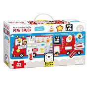 Banana Panda - Match-the-Puzzle Feuerwehrauto - 23-tlg.