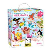 Banana Panda - Magical Jumbo Puzzle Mermaids - 60 pcs.