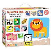 Banana Panda - Large Memory Game Wild Animals - 24 pcs.