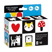 Banana Panda - High-Contrast Baby Cards - 0-3 Months