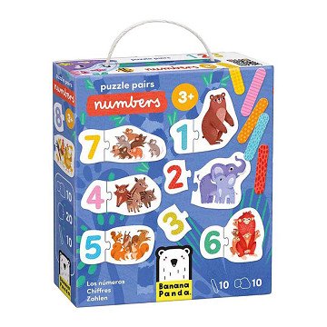 Banana Panda - Puzzle Numbers - 20pcs.
