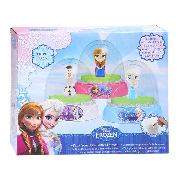 Disney Frozen Verf je eigen Sneeuwbol, 3st.
