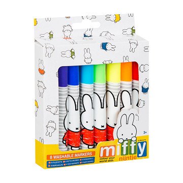 Miffy Felt-Tip Pens Washable, 8 pcs.