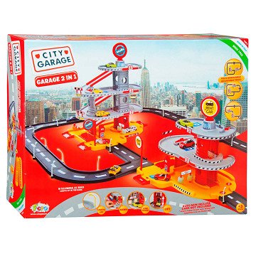Maxi Garage 2in1 with Road Parts