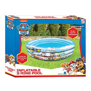 Swimming pool 3-ring PAW Patrol, 100cm