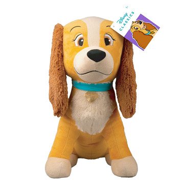Disney Lady Plush Toy Large with Sound