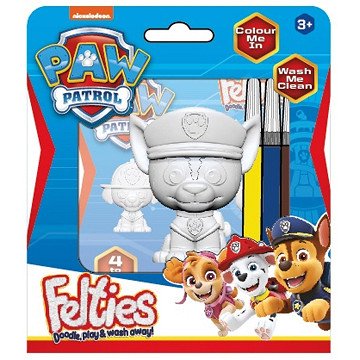 Felties PAW Patrol Figuur Kleurset Afwasbaar 