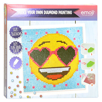 Emoji-Diamantgemälde – Brille
