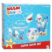 MONDO TOYS - SURFING SHARK BEACH BALL - BALLON DE PLAGE COLORÉ - GONFLABLE  IDÉAL POUR JOUER DANS L