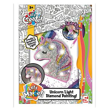Diamond Art Unicorn Lamp