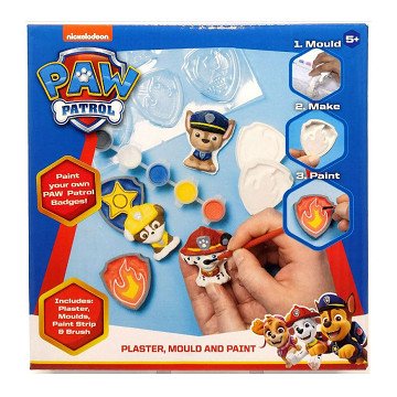 Gipsabdruck und Malerei PAW Patrol