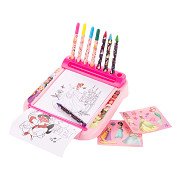 Disney Princess Drawing Board with Roll Coloring Set, 12 pcs.