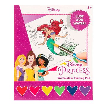 Disney Princess Coloring with Water Coloring Block, 27pcs.