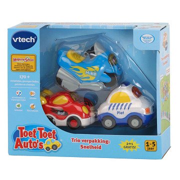 VTech Toet Toet Auto's - Trio Verpakking Politie