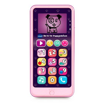 VTech Call & Tel Puppy Phone Pink