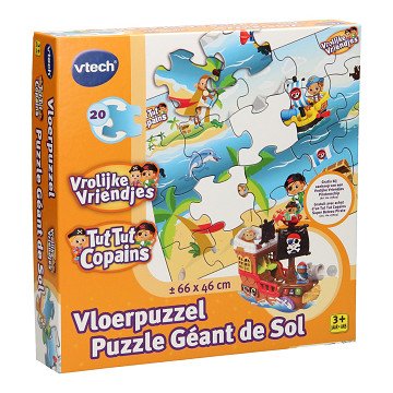 Vrolijke Vriendjes Vloerpuzzel Pirateneiland