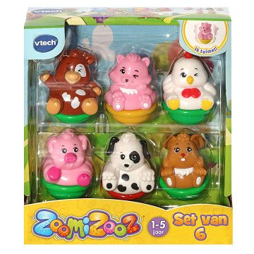 VTech ZoomiZooz Farm Figures, 6 pcs.