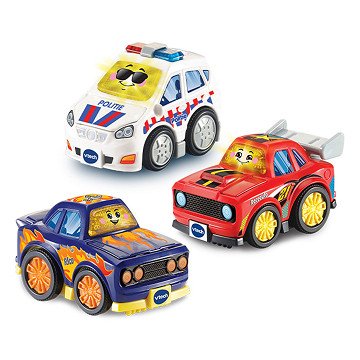 VTech Toet Toet Cars - Ravi, Rico, Pepijn Trio Pack