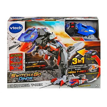 VTech Switch & Go Dinos 3 in 1 Mega T-Rex